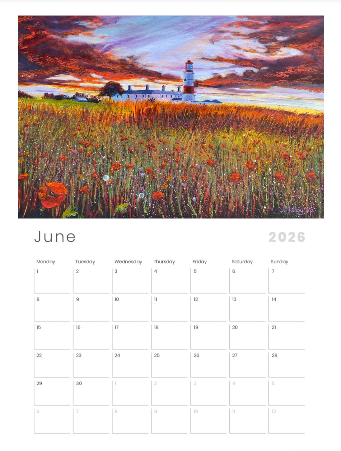 Arty Joe - 2026 Calendar