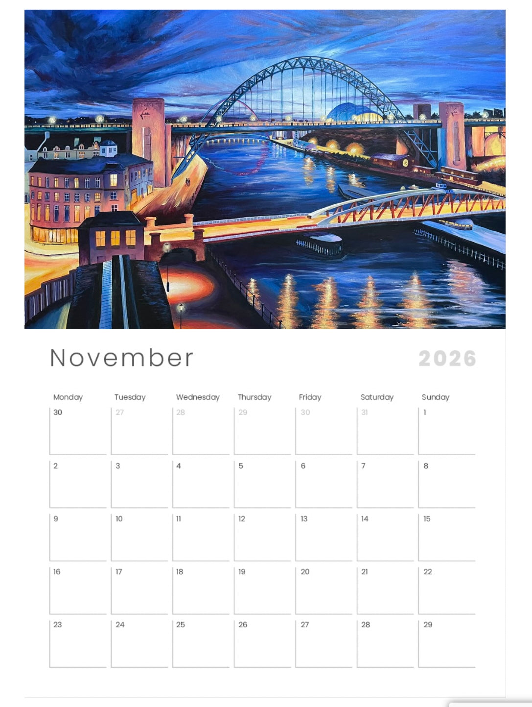 Arty Joe - 2026 Calendar