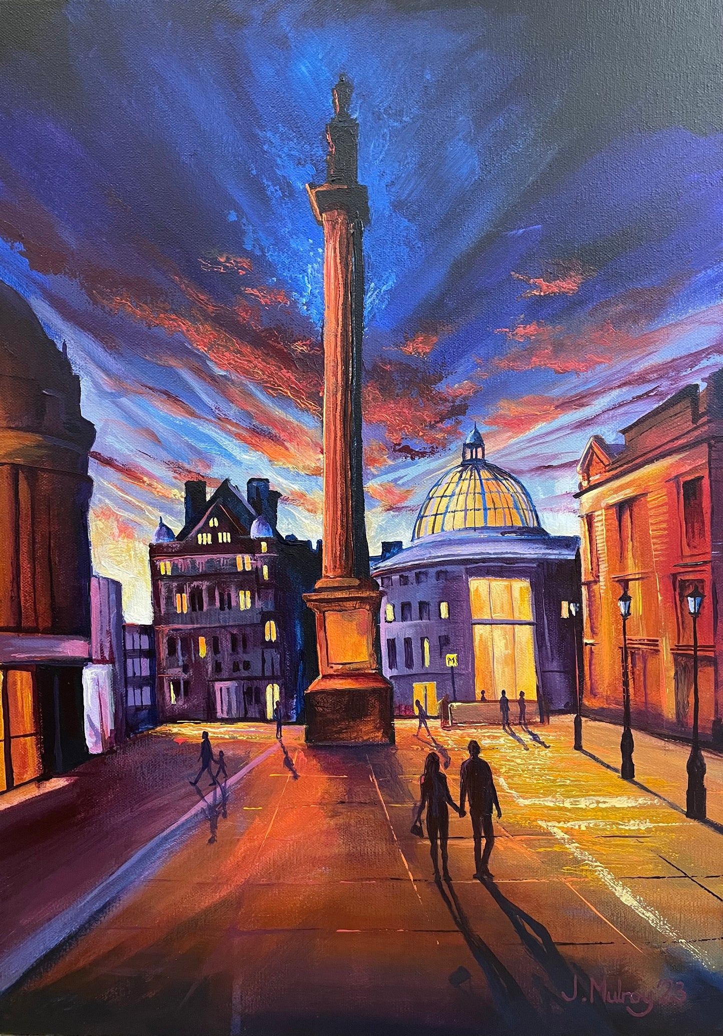 ‘Meet me at the Monument’ - Newcastle-upon-Tyne - Limited Edition Print