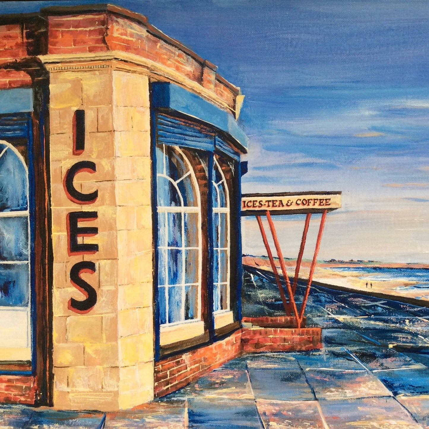 Whitley Bay Fine Art Placemat Collection - Pack of Four Mats and four coasters