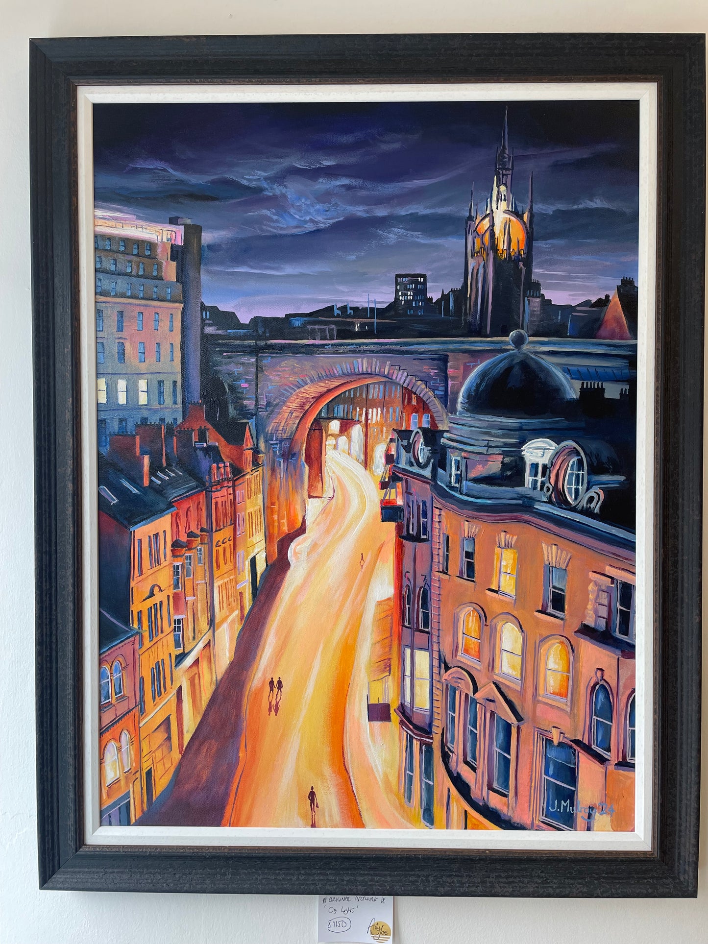 ‘City Lights’ Newcastle-upon-Tyne - Canvas Print