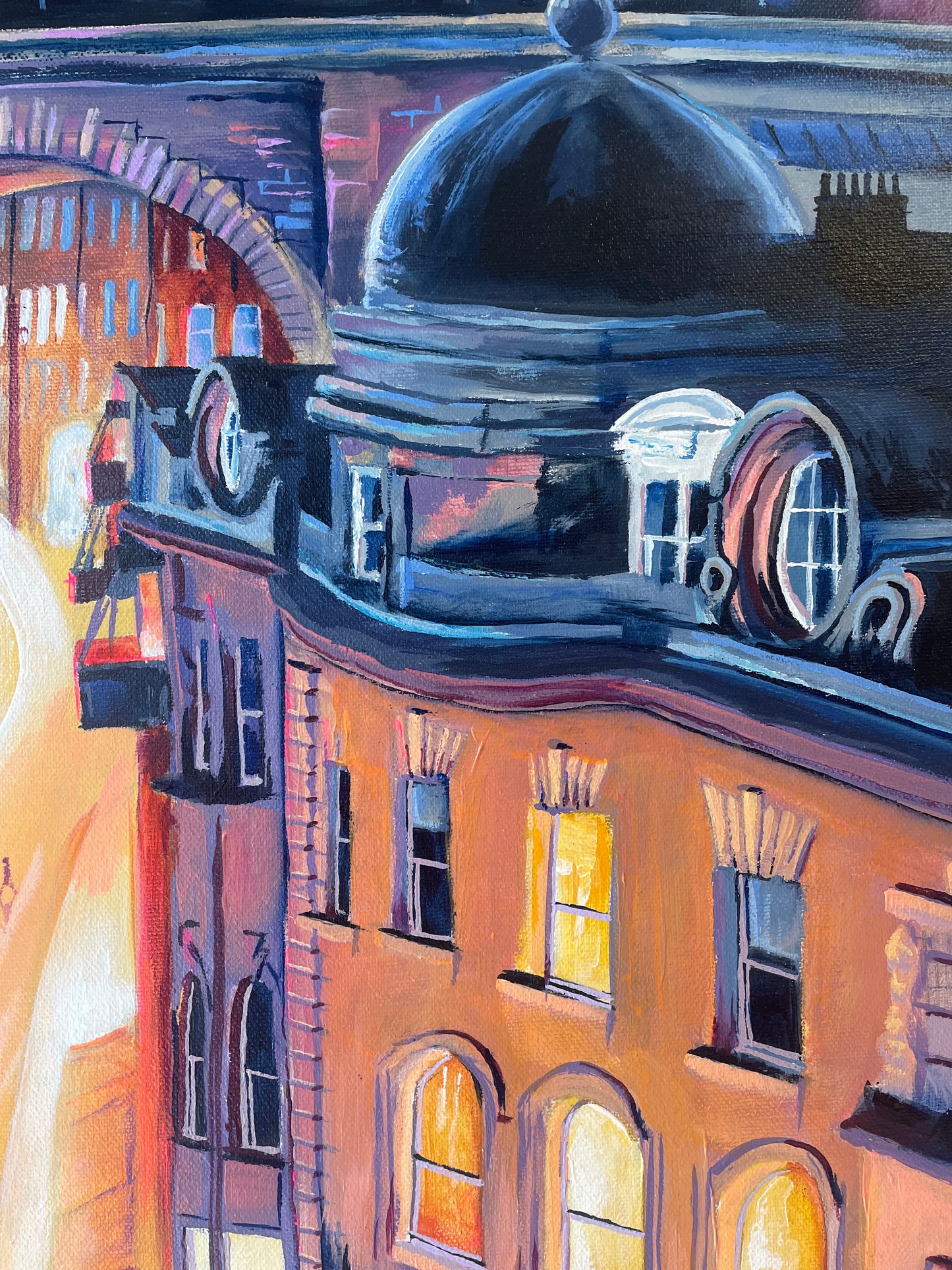 ‘City Lights’ Newcastle-upon-Tyne - Canvas Print