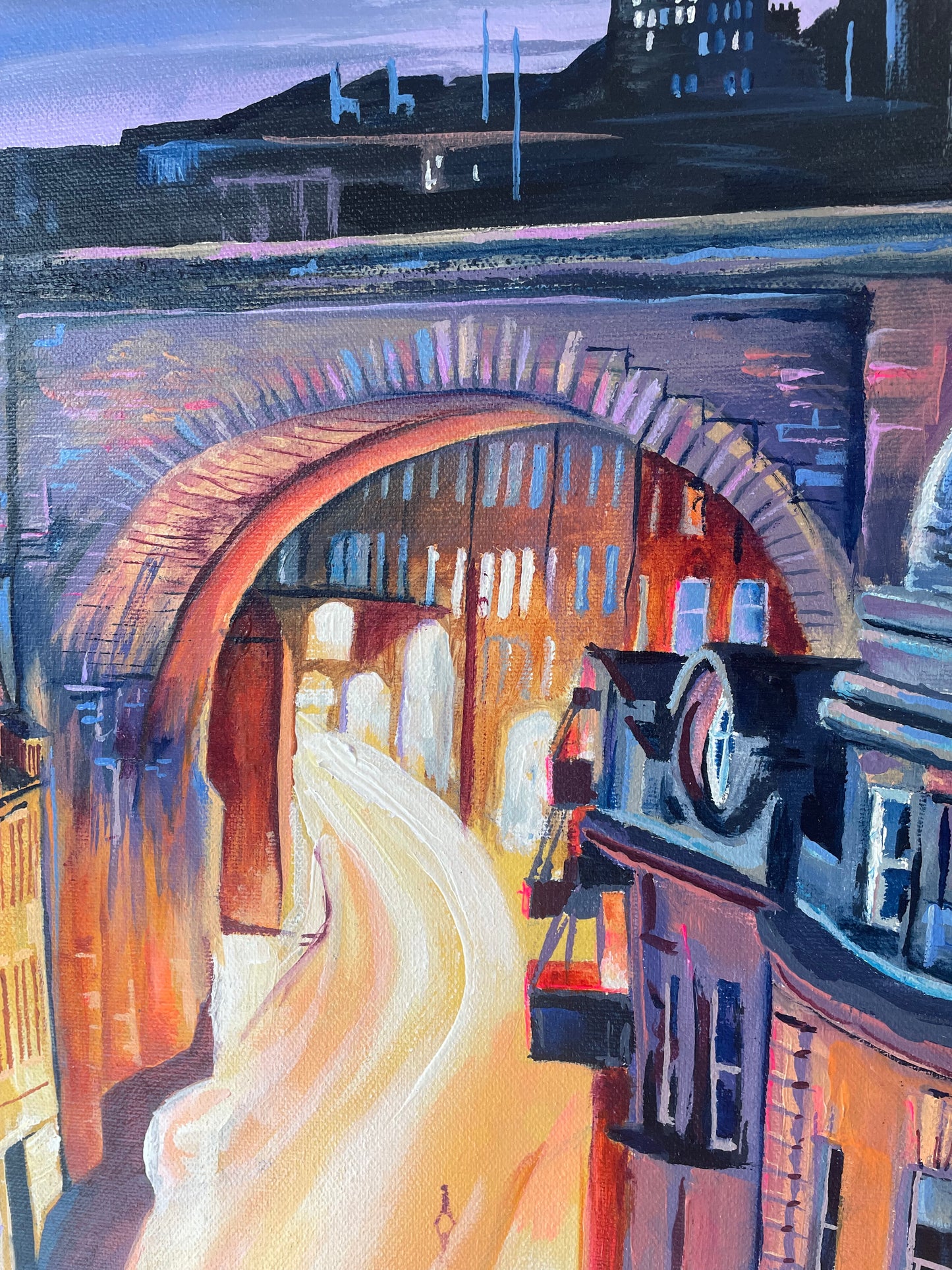 ‘City Lights’ Newcastle-upon-Tyne - Canvas Print