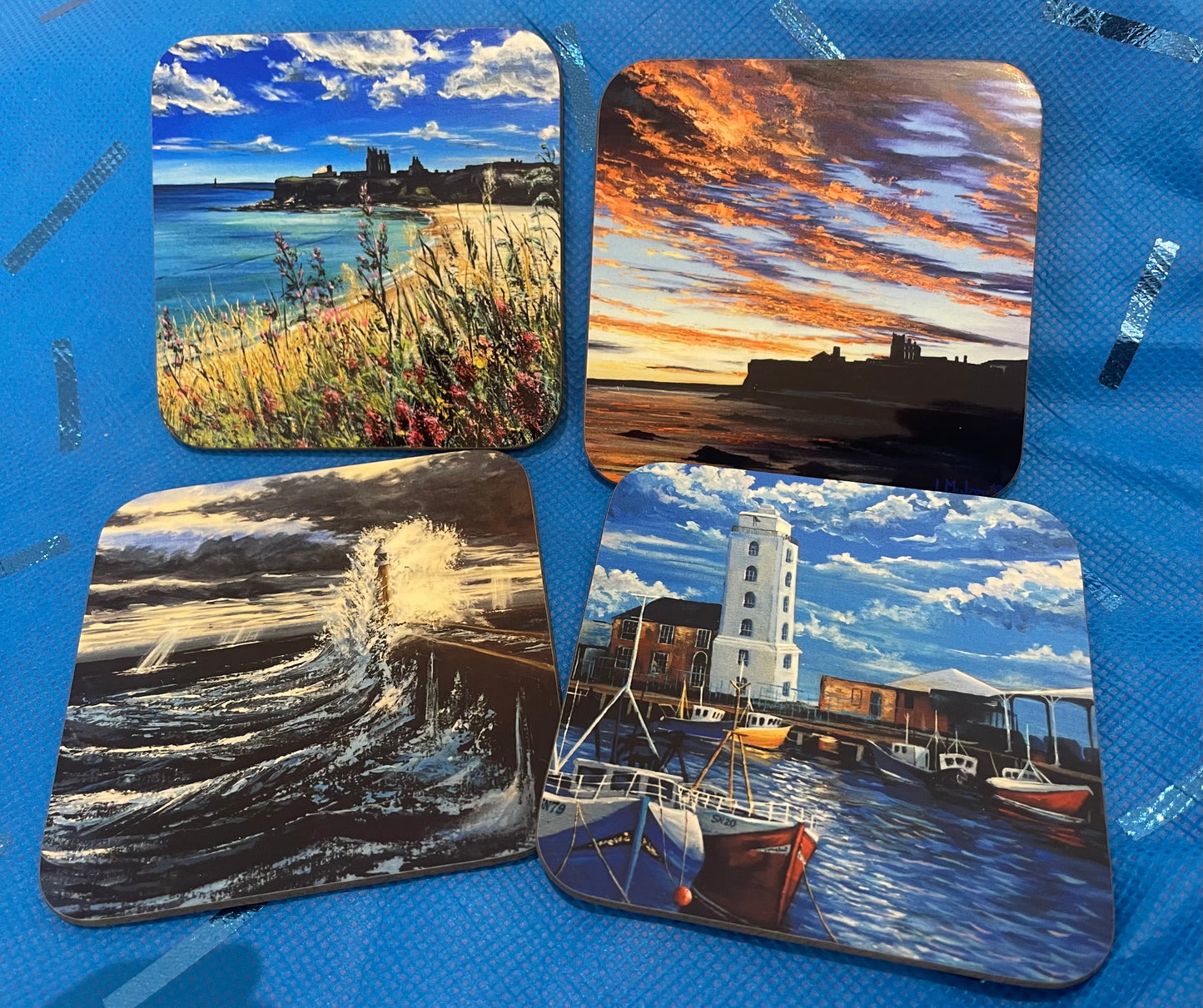 North Shields/King Edwards Bay Coaster Collection - Pack of Four Coasters