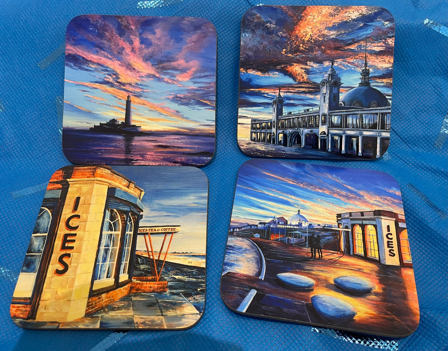 Whitley Bay Coaster Collection - Pack of Four Coasters