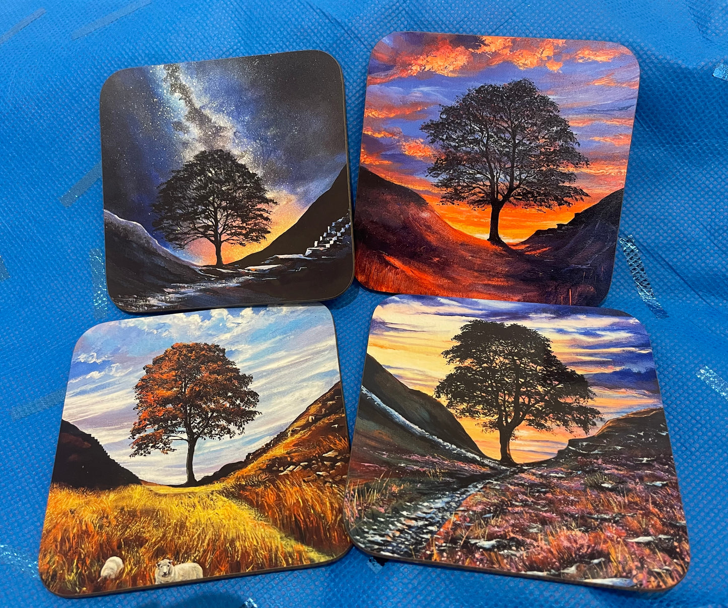 Sycamore Gap Coaster Collection - Pack of Four Coasters