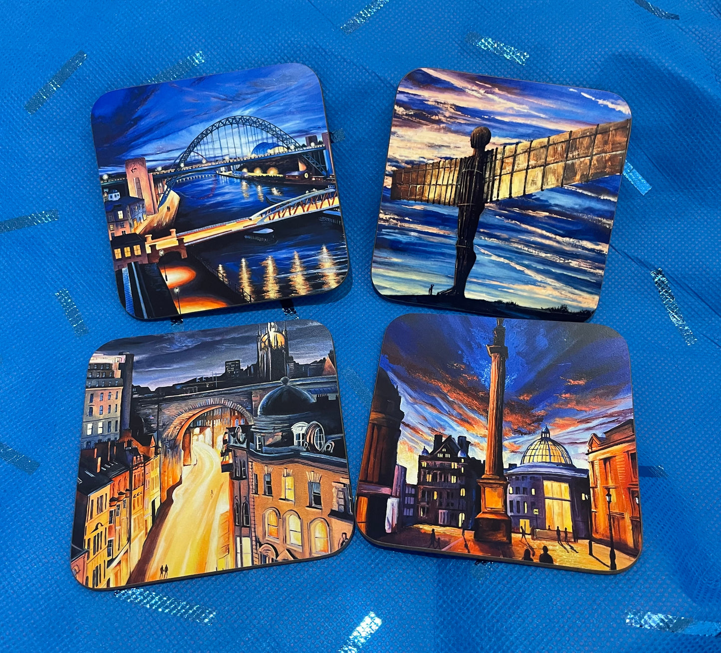 Newcastle/Gateshead Coaster Collection - Pack of Four Coasters