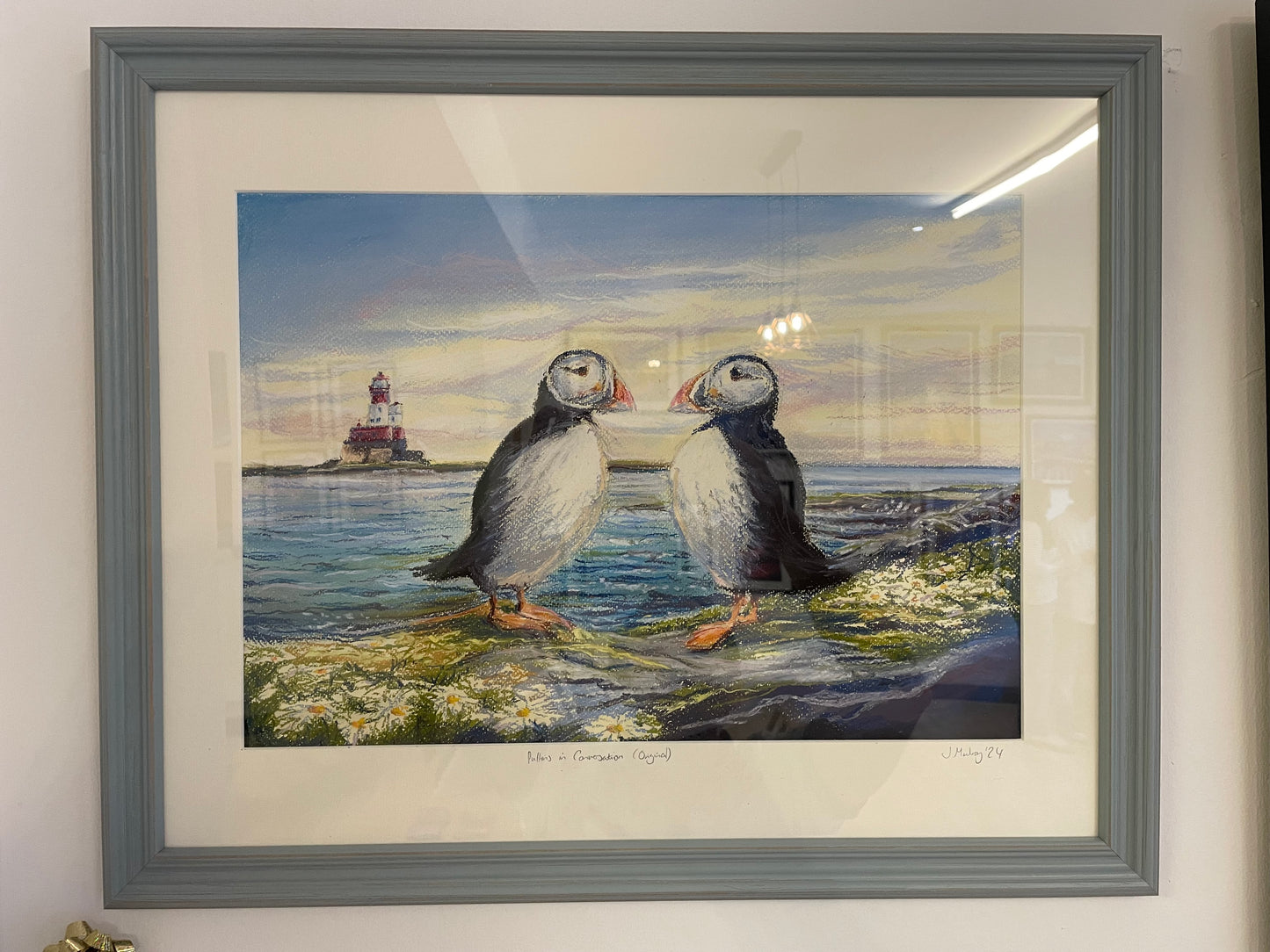 ‘Puffins in conversation’- Limited Edition Print