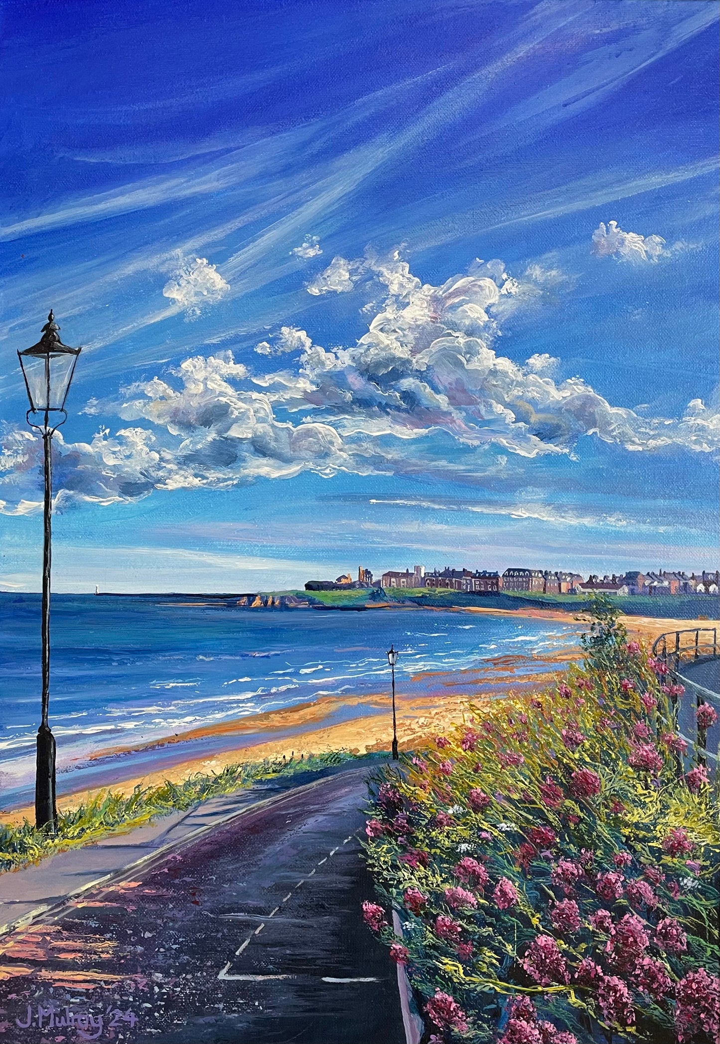 ‘Longsands Summer’, Tynemouth - Canvas Print