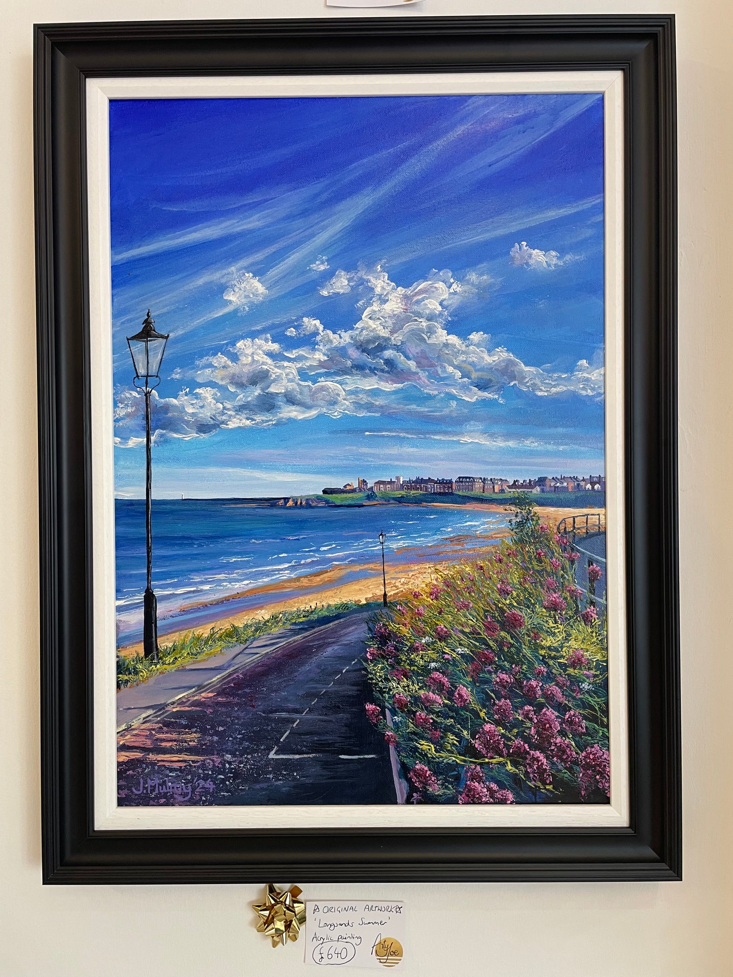 ‘Longsands Summer’ - Framed Original Acrylic on Canvas