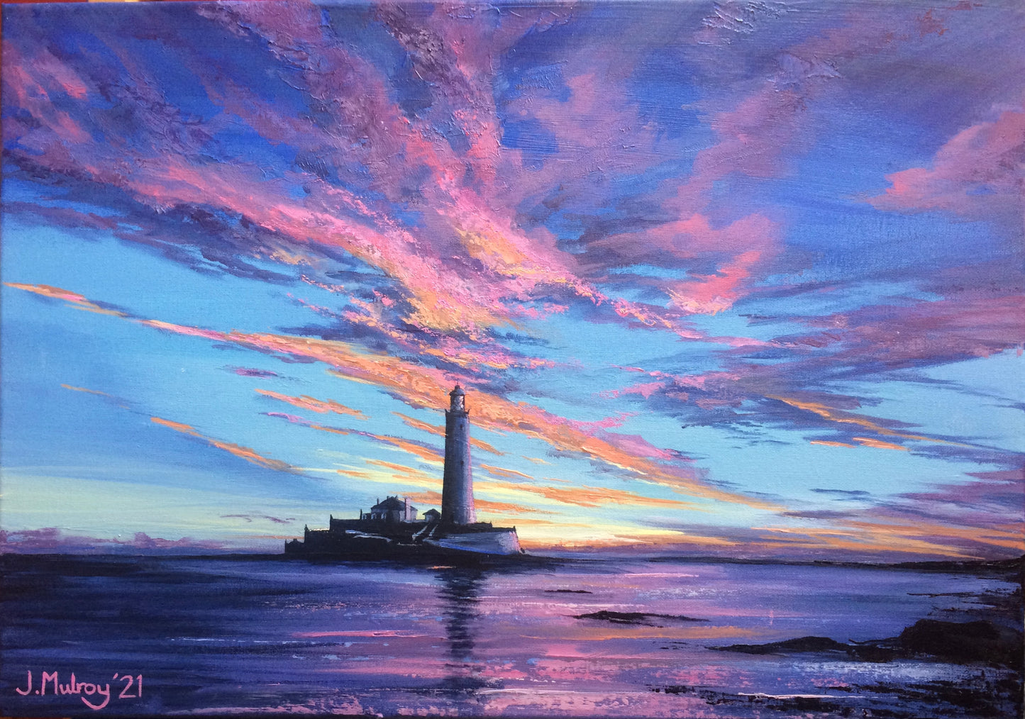 Fine Art Cushion - St Mary’s Sunrise II