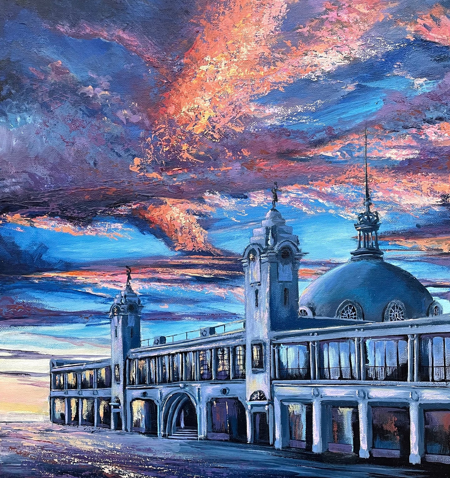 Whitley Bay Fine Art Placemat Collection - Pack of Four