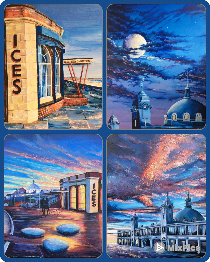 The Whitley Bay Collection - Pack of Four Greetings Cards
