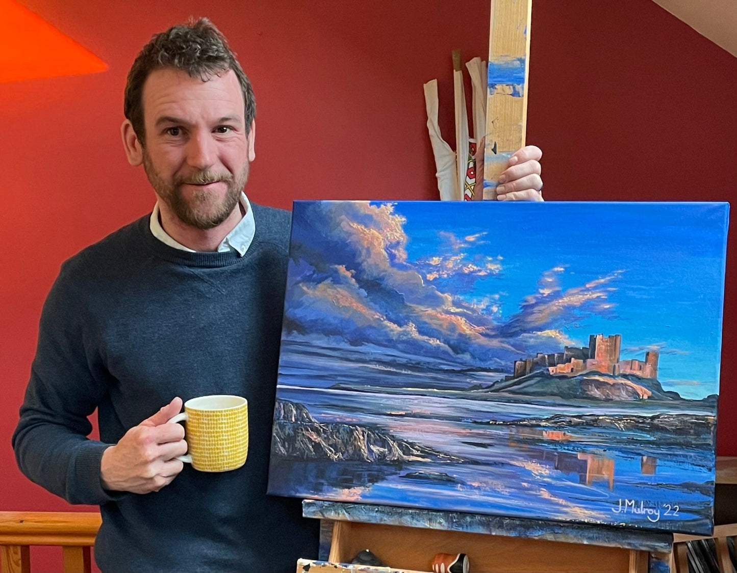 Bamburgh Glow, Northumberland - Limited Edition Print - Arty Joe