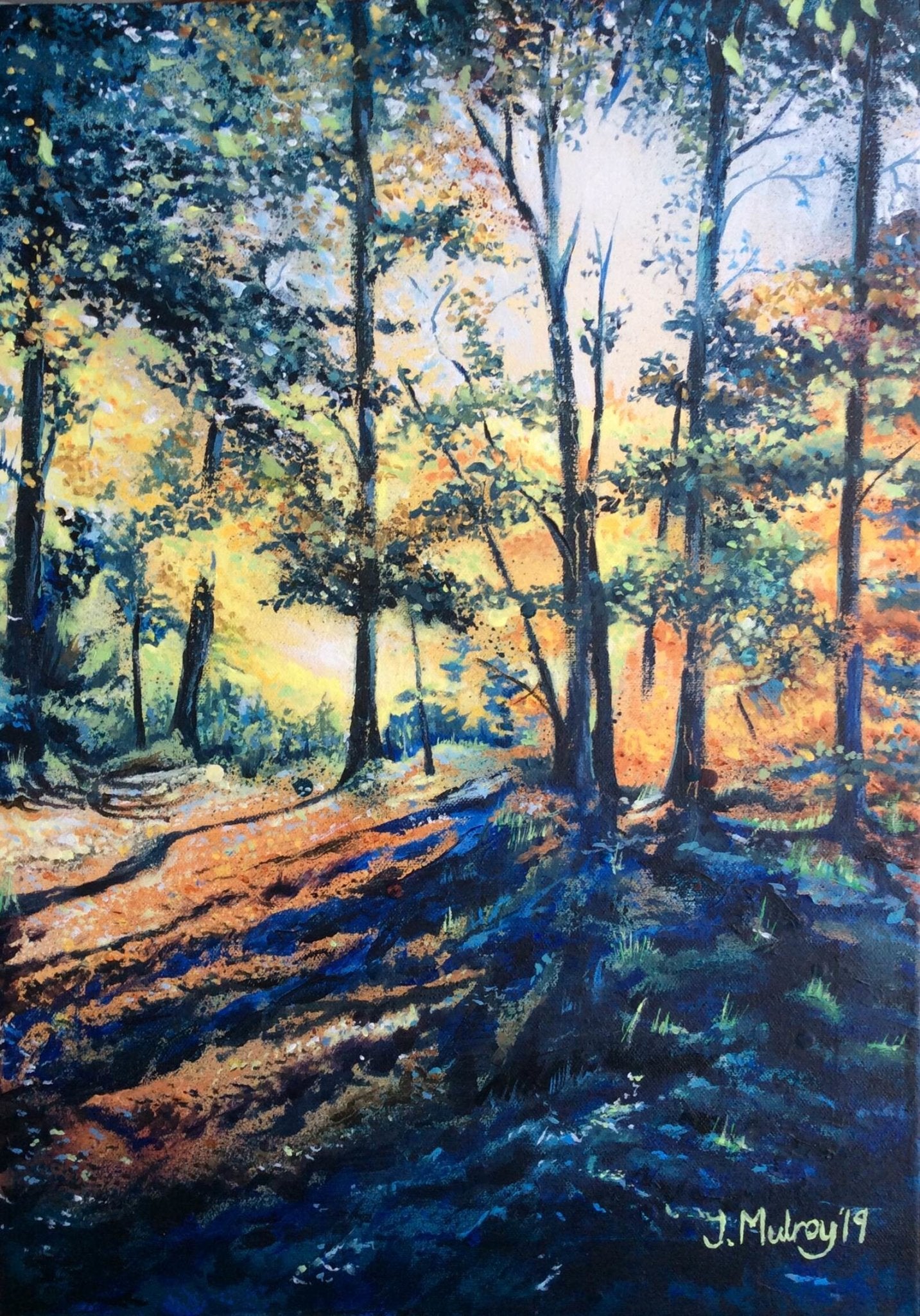 Hollywell Dene Autumn Woodland, Whitley Bay - Limited Edition Print - Arty Joe