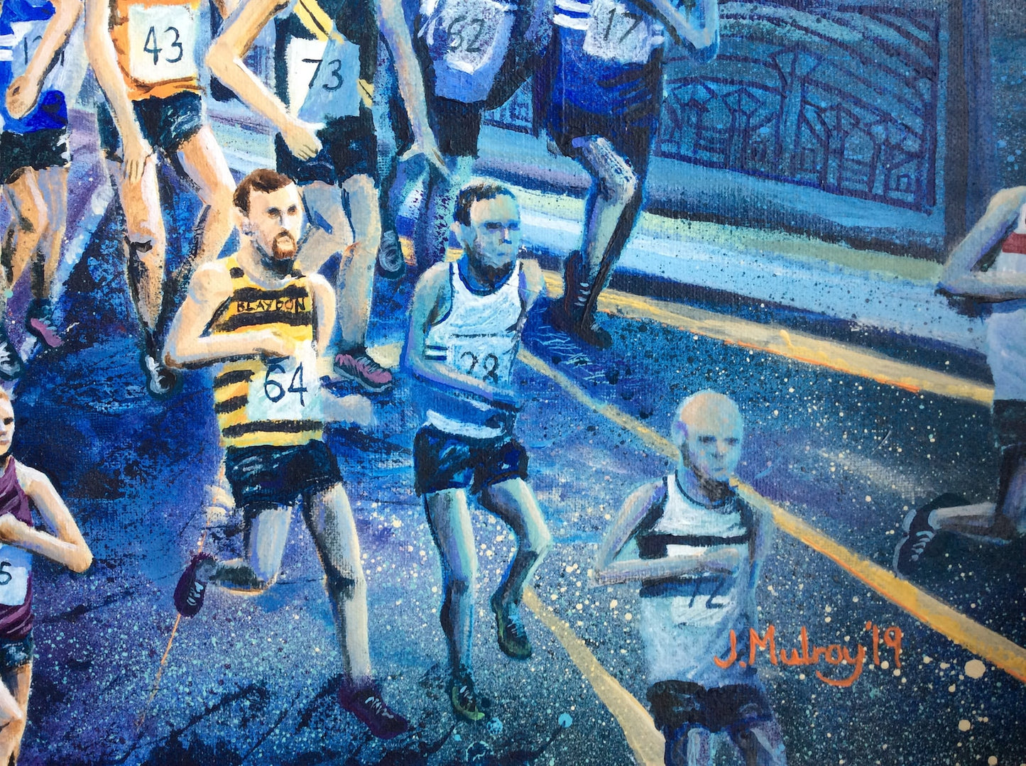 Blaydon Race in Newcastle. Detail 3.