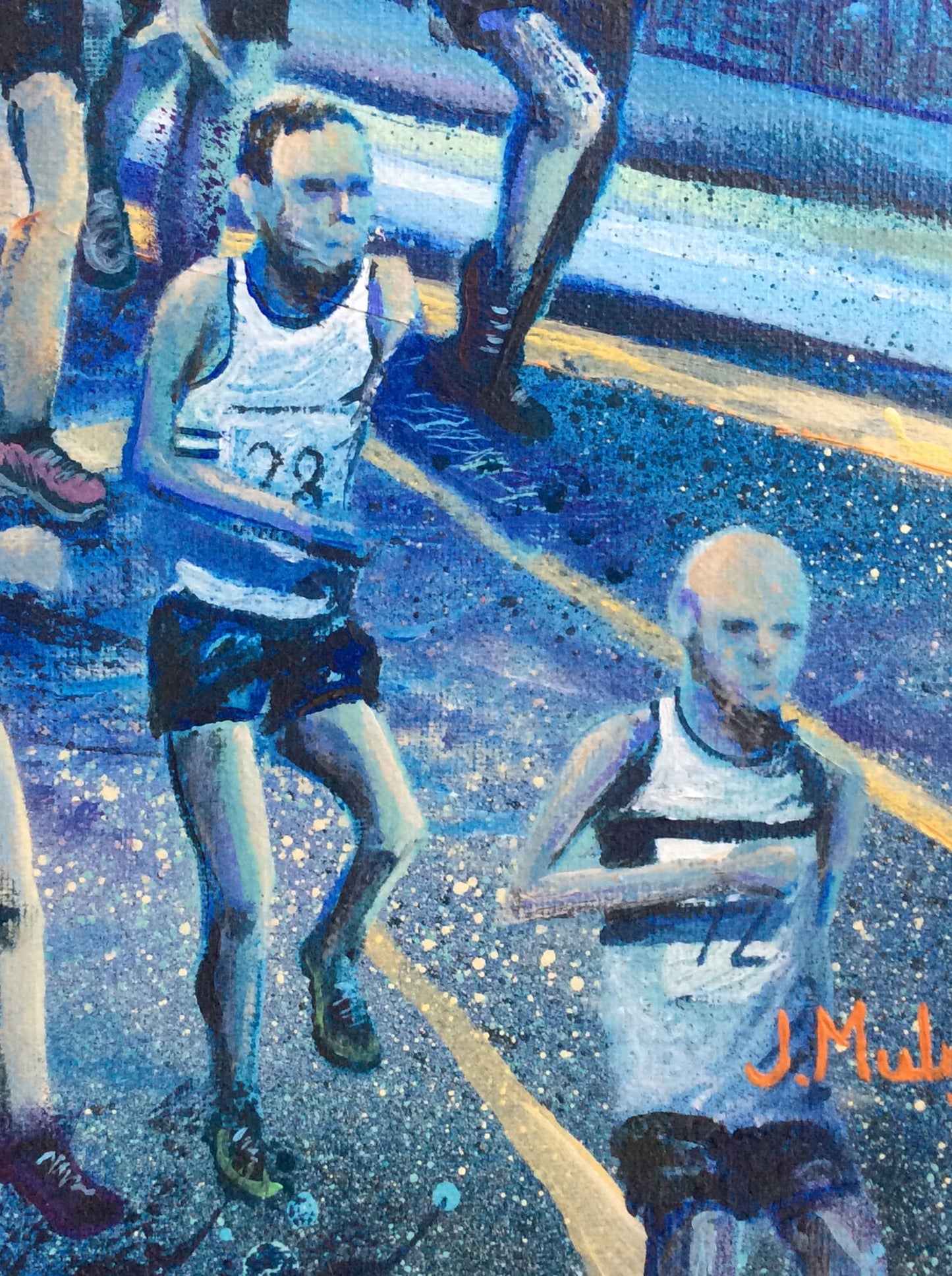 Blaydon Race in Newcastle. Detail 4.