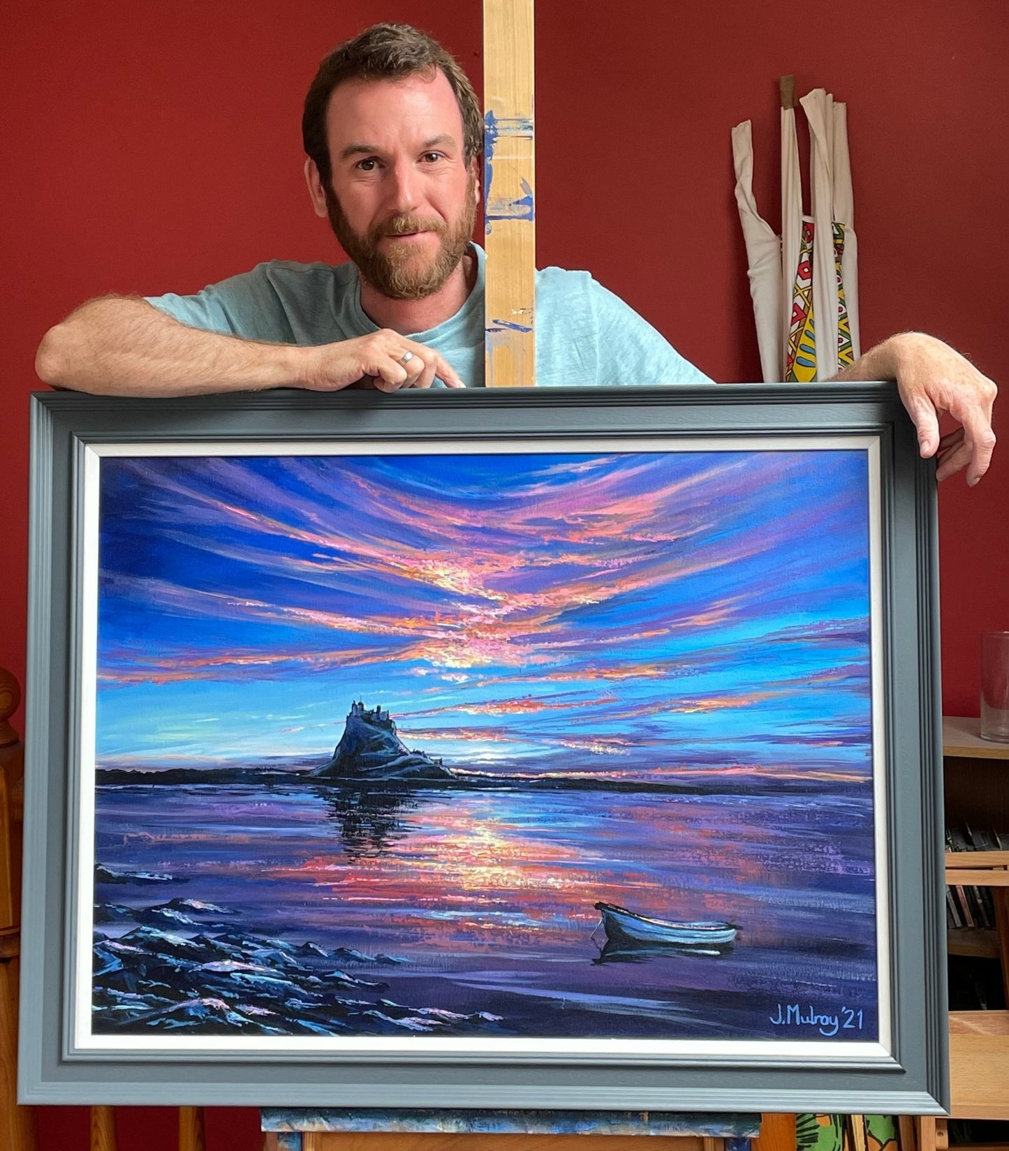 Lindisfarne Sunrise, Northumberland - Limited Edition Print - Arty Joe