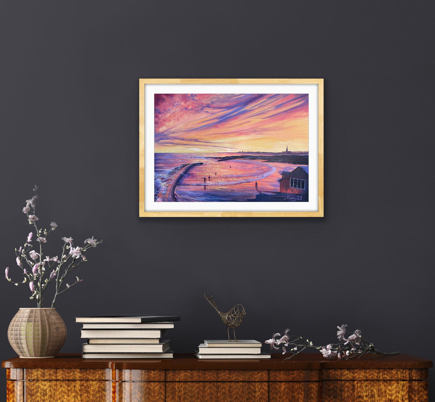 Sea Swimmers II, Cullercoats - Limited Edition Print - Arty Joe