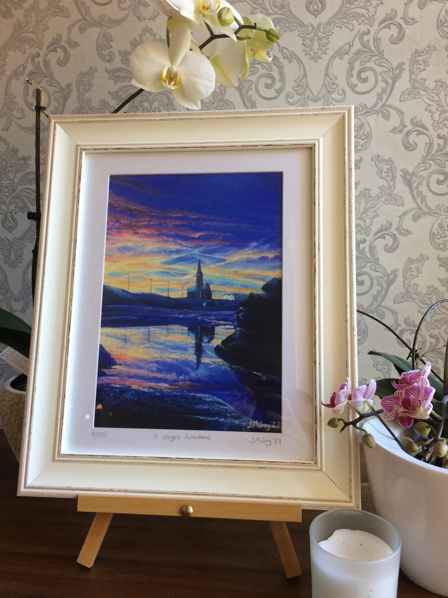 St George’s Reflections, Tynemouth Longsands - Limited Edition Print - Arty Joe