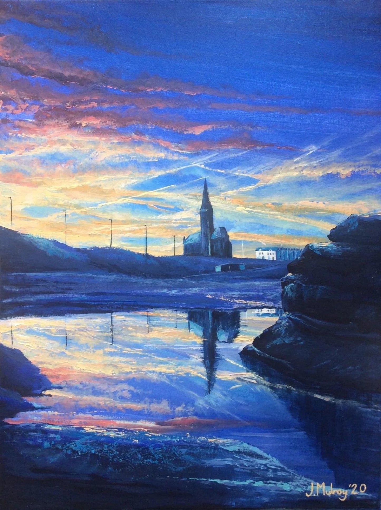 St George’s Reflections, Tynemouth Longsands - Limited Edition Print - Arty Joe