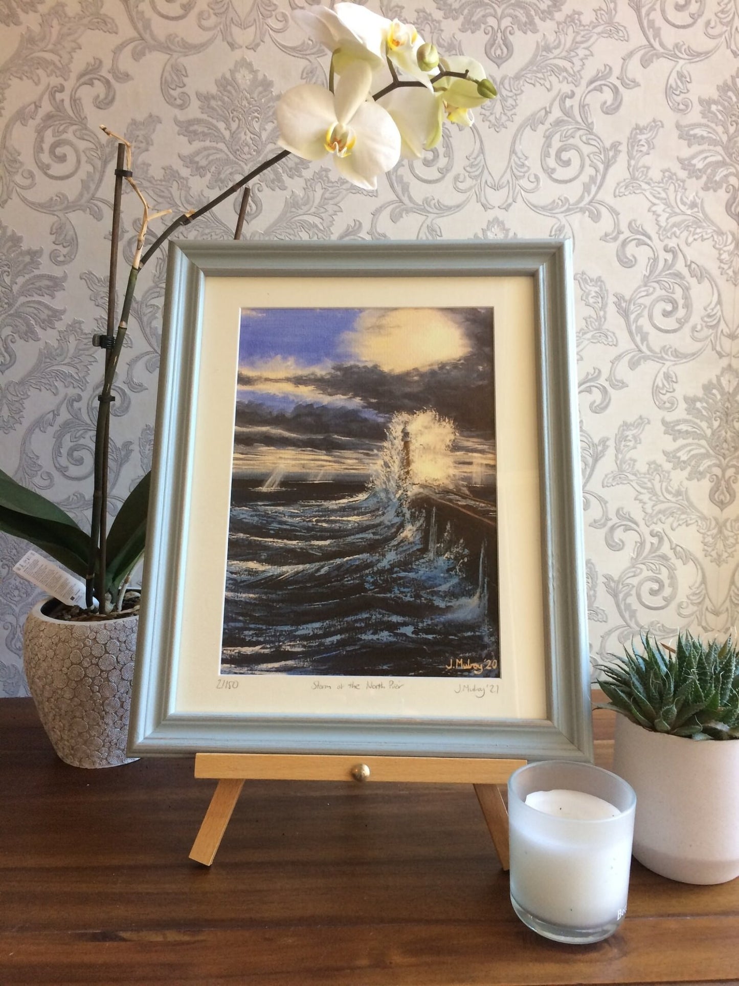 Storm At North Pier, Tynemouth - Limited Edition Print - Arty Joe