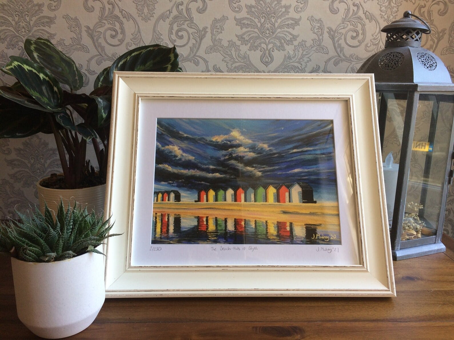 The Beach Huts of Blyth, Northumberland - Limited Edition Print - Arty Joe
