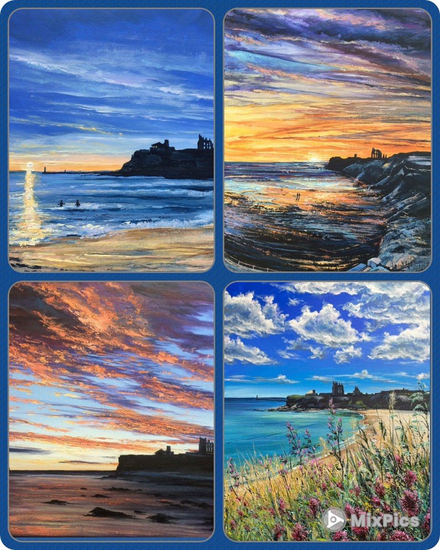 The King Edwards Bay Collection - Pack of Four Greetings Cards - Arty Joe