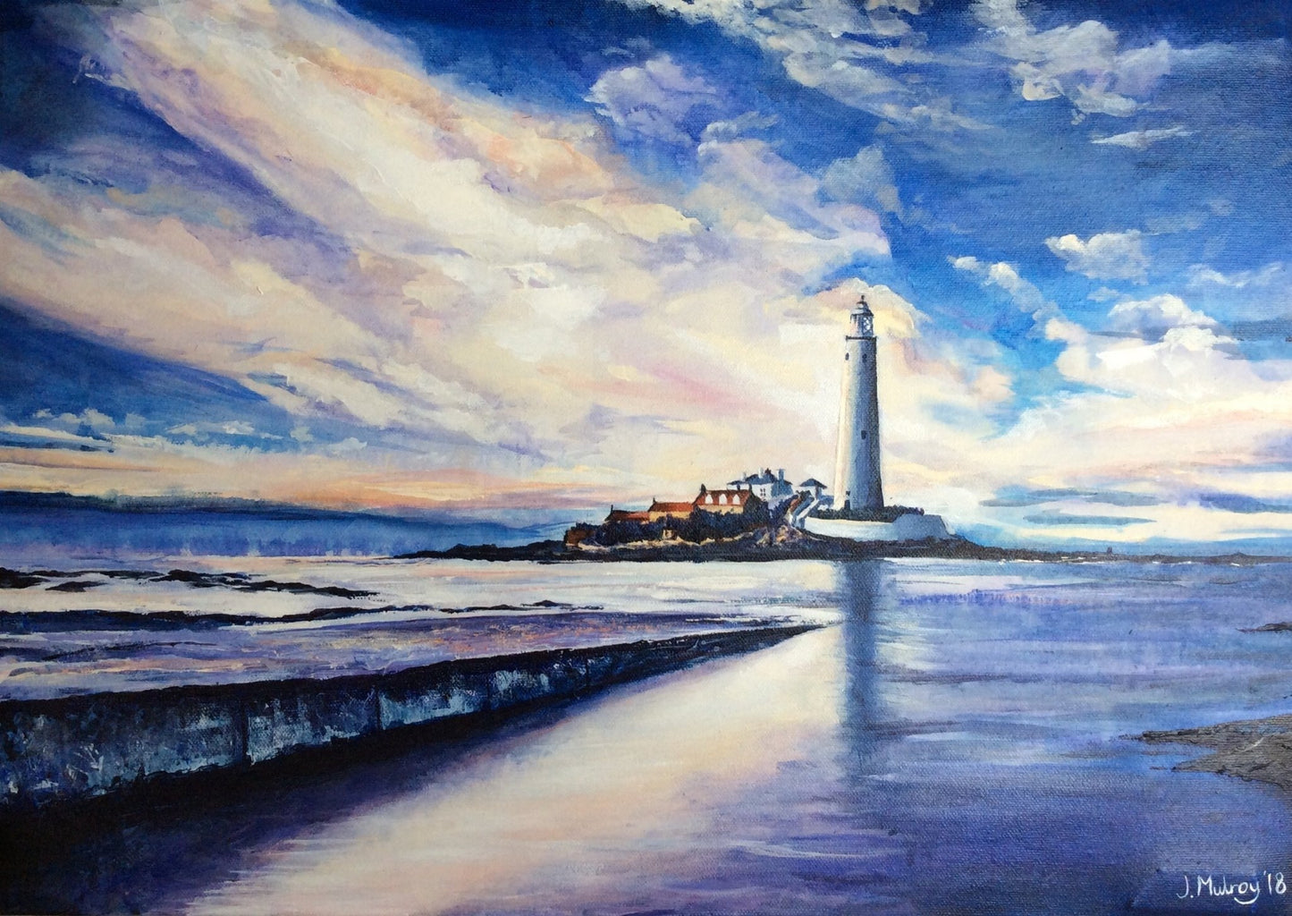 The St Mary’s Lighthouse Collection - Pack of Four Greetings Cards - Arty Joe