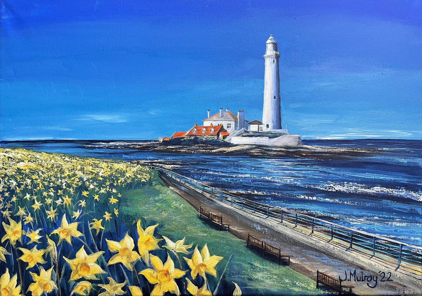 The St Mary’s Lighthouse Collection - Pack of Four Greetings Cards - Arty Joe