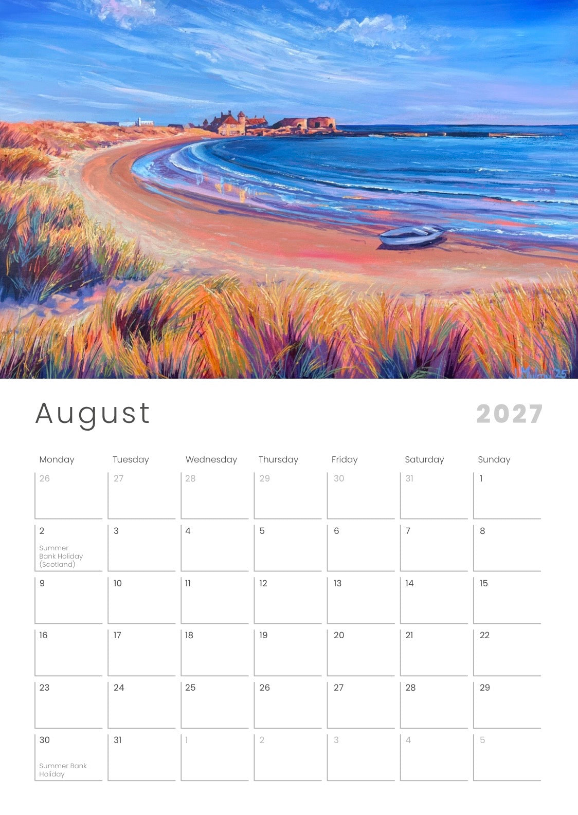 Arty Joe - 2027 Calendar