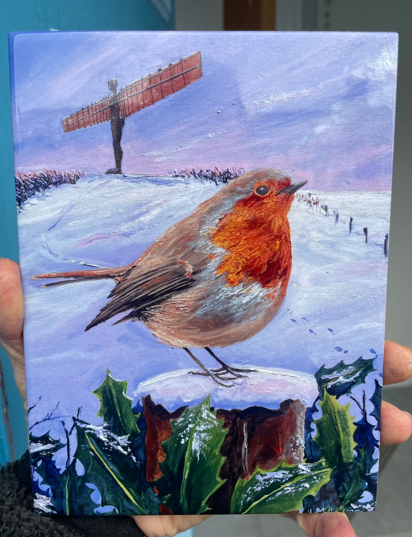 The Robin and the Angel - Decorative Tile