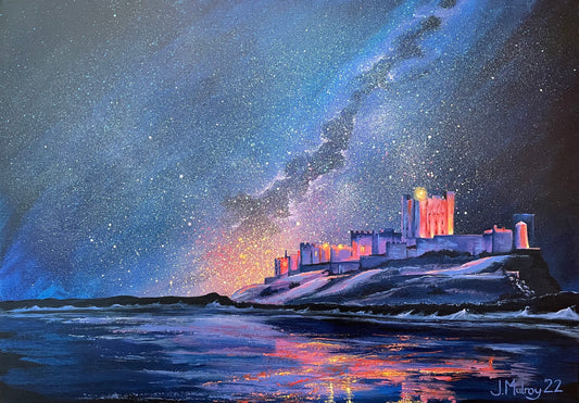 Bamburgh and the Stars, Northumberland - Limited Edition Print