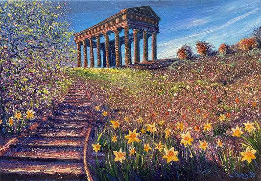 Penshaw Monument in Spring - Limited Edition Print