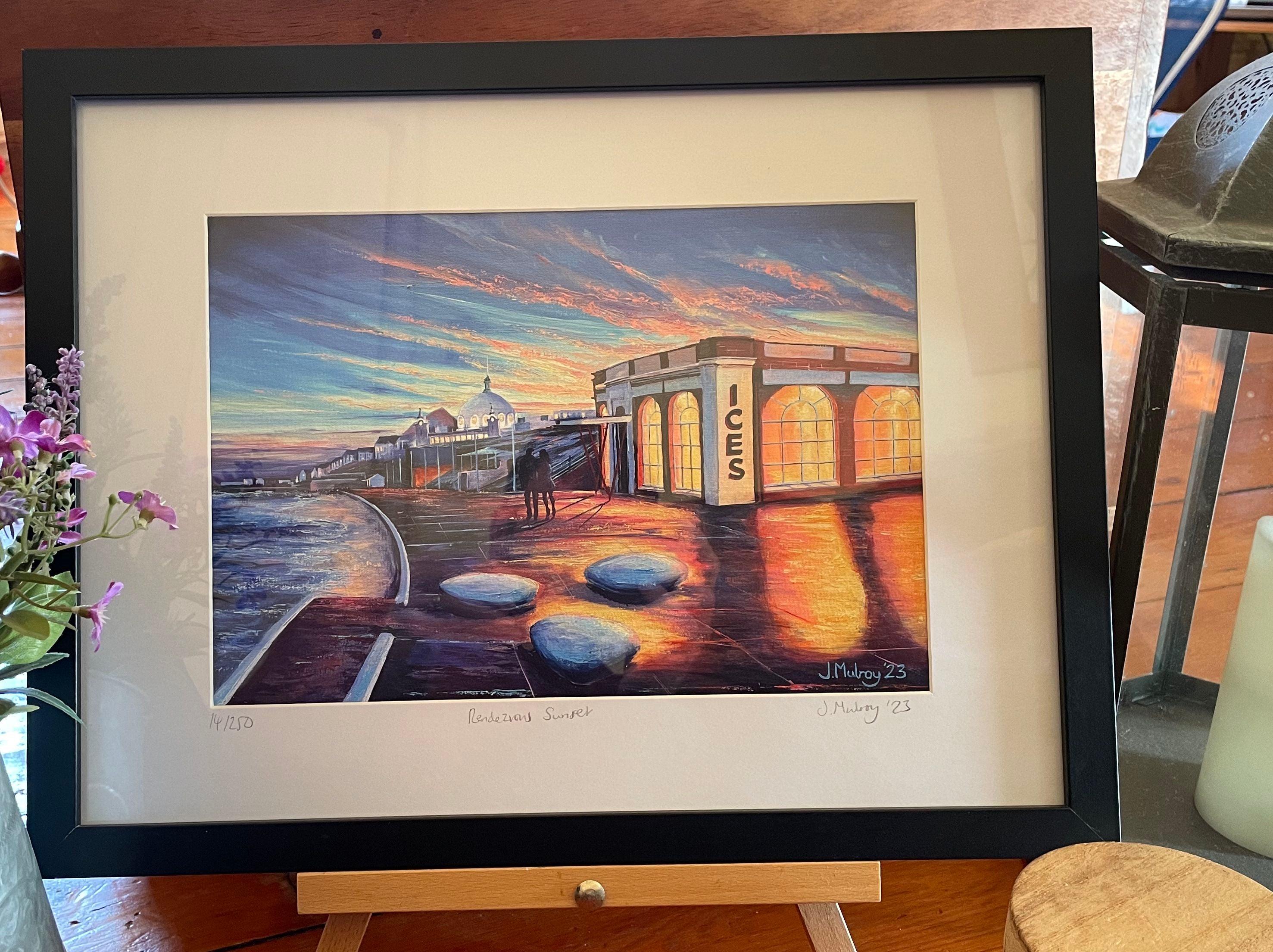 Alnwick Garden Blossom. Original Acrylic on Canvas - Framed