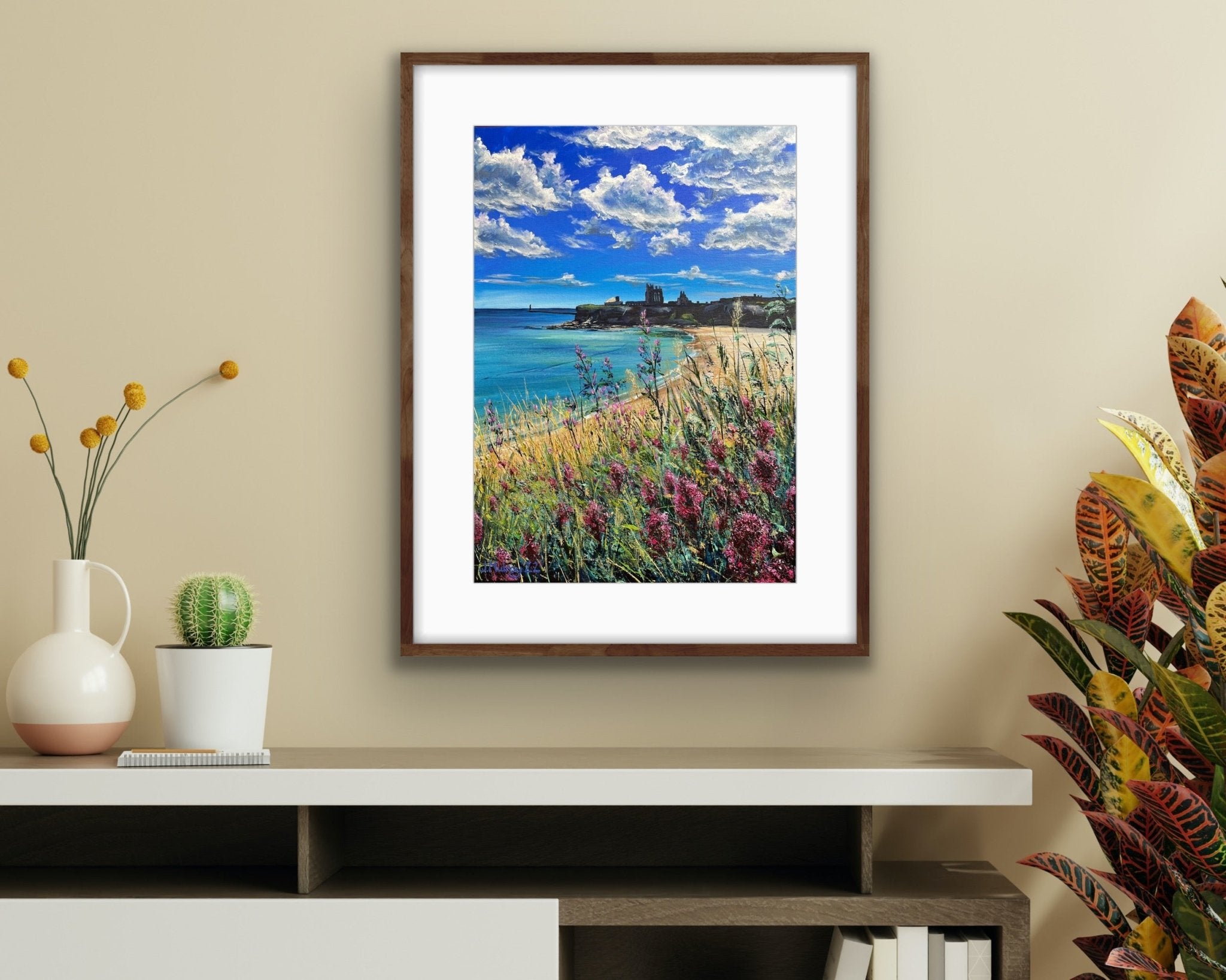 King Eddie's in the Flowers, Tynemouth - Canvas Print – Arty Joe