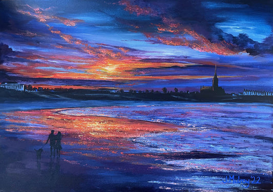 Longsands Sunrise III, Tynemouth - Limited Edition Print - Arty Joe