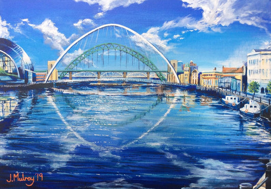 The Bridges, Newcastle - Limited Edition Print - Arty Joe